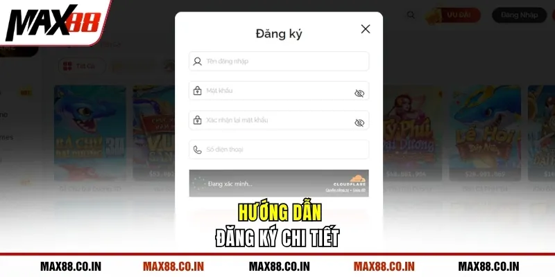 MAX88 19 Hướng dẫn đăng ký chi tiết